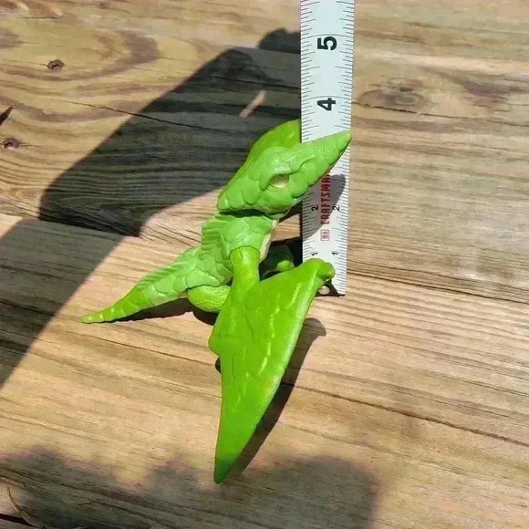 JURASSIC WORLD MATTEL 2018 PTERODACTYL / VELOCIRAPTOR FISHER BLUE/GREEN - Picture 14 of 14